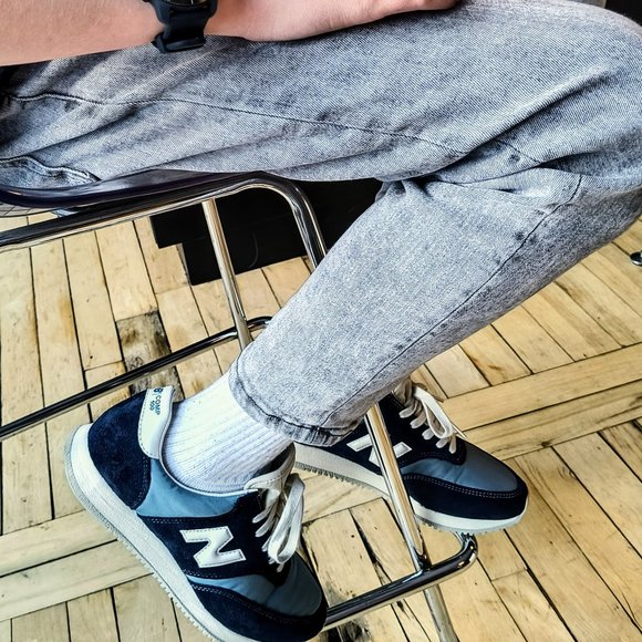 new balance men comp 100 sneaker - blue - Picture 2 of 5